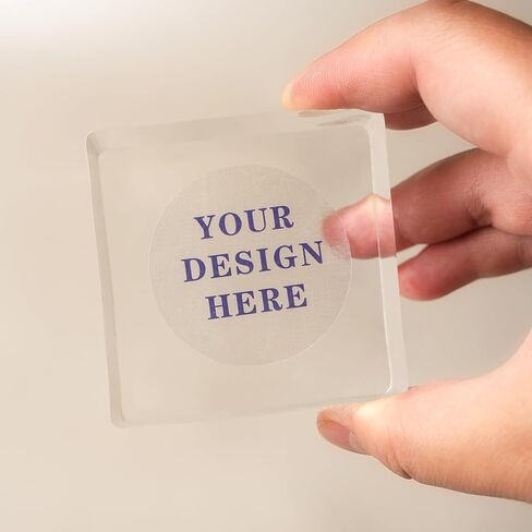 Custom Stickers-Clear Transparent Waterproof-Personalized Stickers(1.5 to 12 inches) in Saudi Arabia
