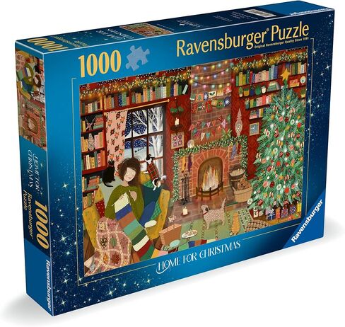 Ravensburger Home for Christmas 1000 Piece Jigsaw Puzzle for Adults and Kids Ages 12 and Up in Saudi Arabia