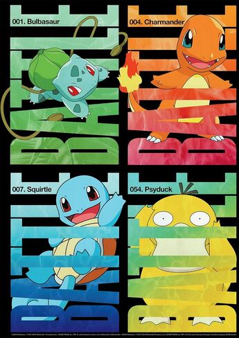 Buffalo Games - Pokémon - Pokemon Battle - 500 Piece Jigsaw Puzzle for Adults - Challenging Puzzle Perfect for Game Nights - Finished Size is 21.25 x 15.00 in Saudi Arabia