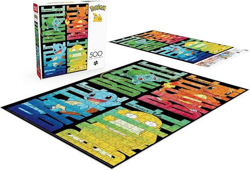 Buffalo Games - Pokémon - Pokemon Battle - 500 Piece Jigsaw Puzzle for Adults - Challenging Puzzle Perfect for Game Nights - Finished Size is 21.25 x 15.00 in Saudi Arabia