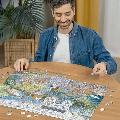 Ravensburger - 1000 قطعة بانوراما لغز - كوخ ساحلي - البالغين والأطفال من 14 عامًا - منظر اللغز - 12001104 in Saudi Arabia