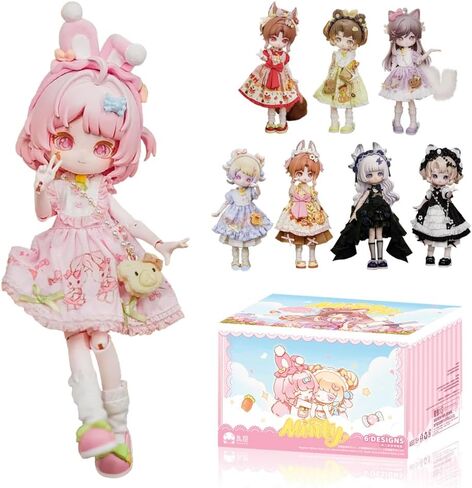 Minty The Fantasy Forest Series 1/12 BJD Doll OB11 Size Action Figures Collectable Anime Figures Dolls Mystery Box Boy Girls Gifts (Single Box) in Saudi Arabia