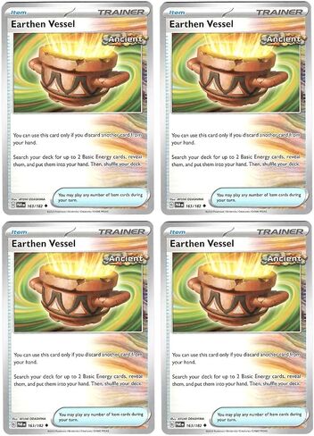 الوعاء الترابية - 163/182 - Paradox Rift - Pokemon Ald Trainer Card Lot X4 - PlaySet in Saudi Arabia