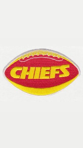 Jeepfy Chiefs Sports Team Logo Patch Patch American American Football Fan Team Team Iron on Sew on in Saudi Arabia