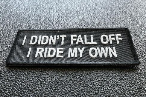 Never Underestimate The Power of a Woman That Can Ride a Motorcycle Patch, Biker Saying Patches in Saudi Arabia