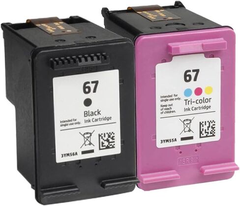 Weizhiya for HP 67 Ink Cartridges Standard 3YM56A 3YM55A in Saudi Arabia