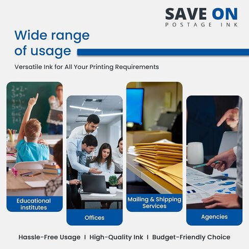 Save On Postage Ink 787-0 Compatible PB Sendpro P/Connect + Series Mailing System 787-0 High Yield Red Ink Cartridge - Postage Meter Cartridge in Kuwait