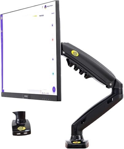F80 + 2XUSB3.0 سطح المكتب غاز الربيع 17-30 بوصة LCD LED مراقبة حامل الذراع التثبيت الكامل الحمل سعة الحمل 2-9 كيلوغرام (2021 F80NX) in Kuwait