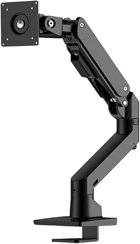 S500 Aluminum Gas Spring Arm 34-49 Inch Curved Screen Monitor Stand Large Monitor Stand Bearing 20kg(White) in Kuwait