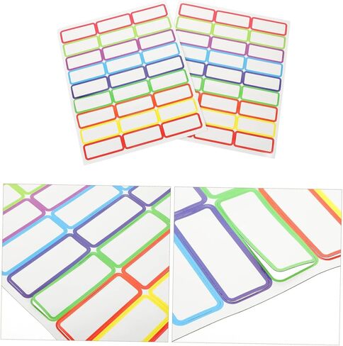 UonlyTech 54Sheets قابلة للإزالة الجافة المحو الجاف العلامات المغناطيسية العلامات من الملصقات المريحة لفصل مكتب الثلاجة استخدام سطح قابل للكتابة لسهولة التنظيم والتخطيط in Kuwait