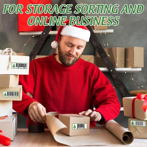 900pcs علق عيد الميلاد علامات عيد الميلاد شجرة الهدايا علامات هدايا قابلة للطباعة ملصقات البريد القابلة للطباعة مناسبة للليزر وحبر طابعة طائرة لحزمة بطاقات المغلف in Saudi Arabia