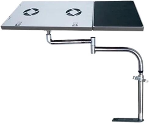 Full motion 360 degree rotating laptop car mount desk car dining table writing pad laptop holder with USB fan(BLOK831W) in Saudi Arabia
