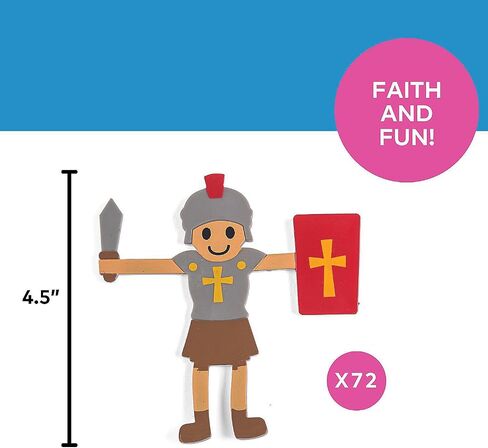Fun Express Armor of God Bendable - Toys - Character Toys - Bendables - VBS Vacation Bible School Supplies/Decor - 24 Pieces in Saudi Arabia