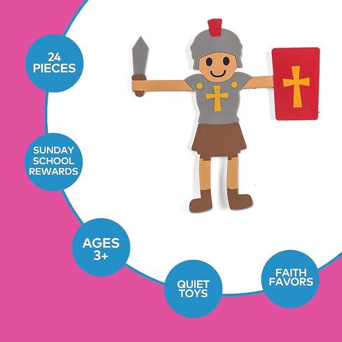 Fun Express Armor of God Bendable - Toys - Character Toys - Bendables - VBS Vacation Bible School Supplies/Decor - 24 Pieces in Saudi Arabia
