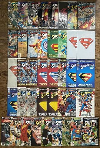 Vintage Mystery 10 Marvel/DC Comic Book Lot All Silver to Copper Age! (1960s-1991) Bagged and Boarded. No Duplicates by P and P Comics in Saudi Arabia