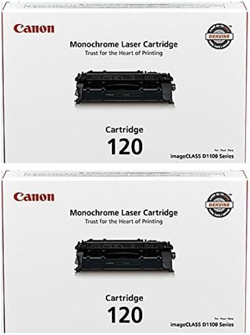 Canon CRG-120 (2617B001AA) Black Toner Cartridge 2-Pack for imageCLASS D1120, D1320 in Saudi Arabia