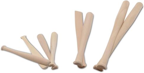 Half Wood Bat MINI, Unfinished Split Wooden Baseball Bats to Personalize for Craft Signs, Souvenirs & Gifts, by Woodpeckers in Saudi Arabia