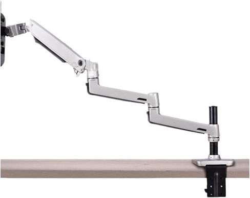 V63C/XSJ8013C Aluminum Alloy Extra Long Arm LED LCD Monitor Stand Desktop Clamping Full Motion Monitor Mounting Bracket(XSJ8013CB) in Saudi Arabia