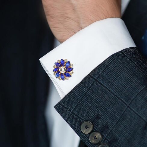 12 Pcs Rhinestone Button Covers for Women Blouses, Colorful Crystal Button Detachable Jewelry ClipsSewing Buttons for Women Men Shirts DIY Clothing Decorative in Kuwait