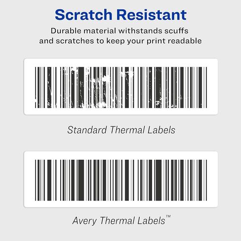 ملصقات عنوان حرارية Avery Direct، 1-1/8 بوصة × 3-1/2 بوصة، شفافة، مقارنة بـ DYMO 30254، لفة واحدة من الملصقات، 120 ملصقًا قابلاً للطباعة إجماليًا (4151) in Saudi Arabia