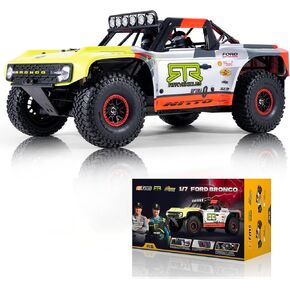 FMS 1/7 Ford Bronco U4 RTR EB RC Truck, Hobby RC Crawler with Brushless Motor & ESC, Remote-Controlled Lighting, Up to 80km/h Speed (2025) in Kuwait