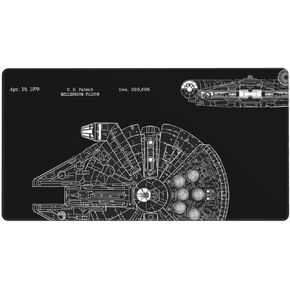 Mouse Pad Desk Mat Gaming كبير لوحة مفاتيح لطيفة سطح مكتب كمبيوتر محمول أسود XXL عملاق طويل رائع تصميم فريد من نوعه للنساء الفتيات الأولاد اللاعب Mousepad كبير الحجم in Kuwait