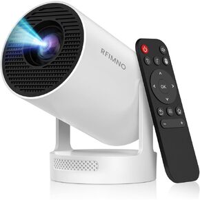 Mini Projector,Support 4K with Bluetooth 5.4 WIFI6, 5watt Sound Base Speaker,160 ANSI, Android 11,210° Rotation, Auto Keystone Correction Video Projector HY300 ULTRA in Kuwait