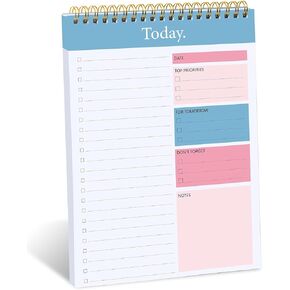To Do List Notepad - To Do List Notebook for Work with 52 Sheets, 6.5" x 9.8" Undated Daily Planner Notebook, To Do List Pad for Schedule, Daily To Do List Notepad for Office, Home (Purple) in Saudi Arabia