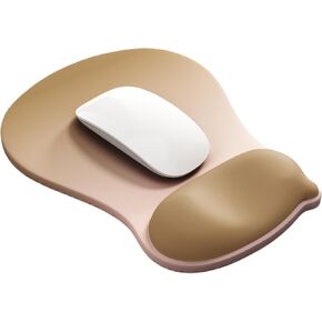 Ergonomic Gel Wrist Rest Mouse Pad, Comfort Mouse Pad with Wrist Support, Non-Slip Rubber Base, Design Desk Accessories Mat for Home Office Computer Laptop in Saudi Arabia
