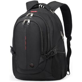 حقيبة ظهر للكمبيوتر المحمول أثناء السفر، حقيبة كتب مقاومة للماء، حقائب ظهر يومية للعمل والسفر، حقيبة كمبيوتر محمول للركاب والمكتب، تناسب كمبيوتر محمول مقاس 15.6 بوصة، أساسيات السفر للرجال in Kuwait