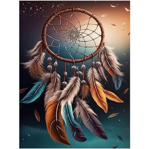 Owl Diamond Painting Kit for Adults - Night 5D Diamond Art Kit, Full Diamond Painting, Gemstone Arts and Crafts for Beginners Kids Home Wall Decor 8x12 inches in Saudi Arabia