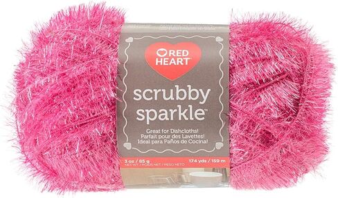 Red Heart Scrubby Sparkle Yarn 12/Pk, 12 Pack in Saudi Arabia