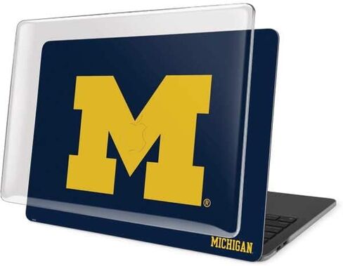 Skinit Case + Skin Compatible with MacBook Pro 15in (2016-19) - Officially Licensed Michigan M Logo Design in Saudi Arabia