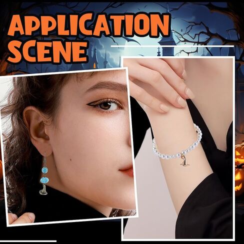 Sunnyclue 1 Box 60pcs Wizard Hat Charms Bulk Witch Hats Charm 3D Alloy Western Halloween Magic Energy Charm for Jewelry Making Diy Crafts in Saudi Arabia