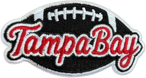 Tampa Bay Lettering Word On Football Fanavorite Team Iron On Sew On Embroidered Patch in Saudi Arabia