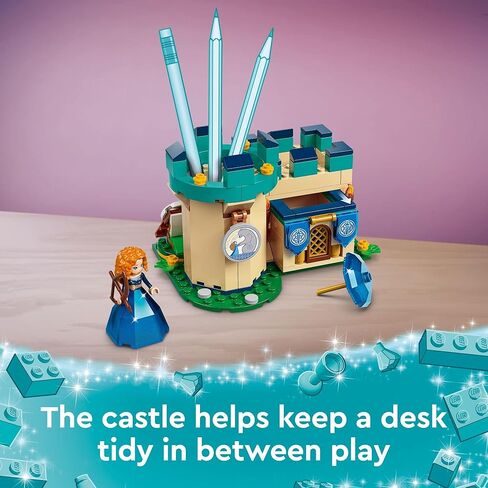 LEGO Disney Princess Aurora, Merida & Tiana’s Enchanted Creations 43203 Diamond Dress Set with 2 Buildable Jewelry Boxes, Pencil Holder, DOTS Bracelet and Mini-Dolls in Saudi Arabia