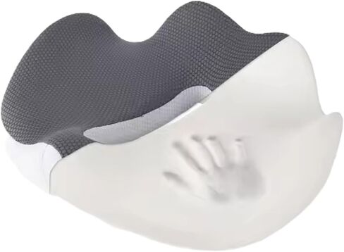 Ergonomic Large Seat Cushion for Office Chair - Memory Foam Coccyx Cushion for Tailbone, Sciatica & Back Pain Relief - Breathable Washable Cover, Non-Slip Base for Home, Office, Car, and Travel in Saudi Arabia
