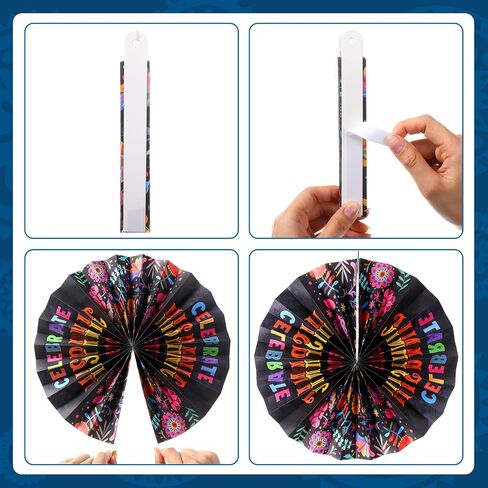 Outus Hispanic Heritage Month Bulletin Board Decorations Set Latin American Classroom Decor with 3D Spanish Hanging Paper Fans National Flag Cutouts for Hispanic School Office Home Wall Door Supplies in Saudi Arabia
