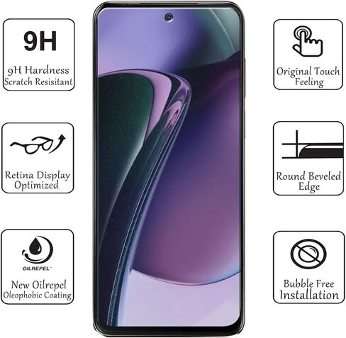 Motorola Moto G Power 2024 5G (3 Pack), 9H Tempered Glass Film for Motorola Moto G Power 2024 5G Anti-Scratch Anti-Fingerprint Glass Screen Protectors Zero Bubbles Ultra-clear 99.99% in Saudi Arabia