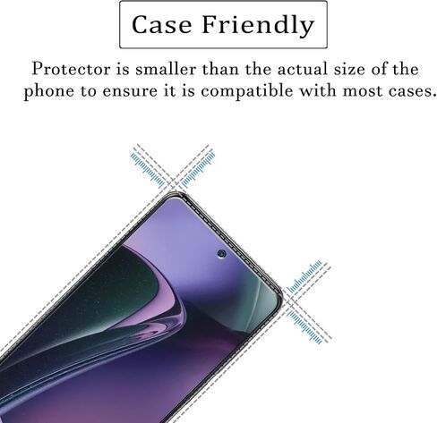 Motorola Moto G Power 2024 5G (3 Pack), 9H Tempered Glass Film for Motorola Moto G Power 2024 5G Anti-Scratch Anti-Fingerprint Glass Screen Protectors Zero Bubbles Ultra-clear 99.99% in Saudi Arabia