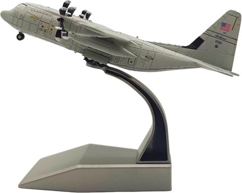 1/200 Scale Die-Cast Airplanes C-130 Model Plane Fighter Jet Model Bomber Attack Plane Military Model Plane Collection Plane for Gifts in Saudi Arabia