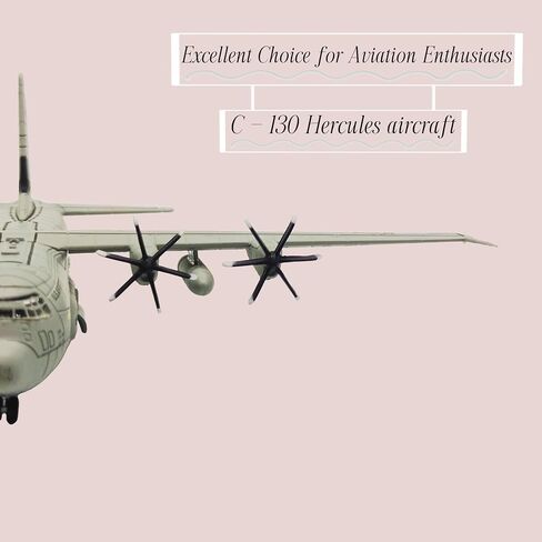 1/200 Scale Die-Cast Airplanes C-130 Model Plane Fighter Jet Model Bomber Attack Plane Military Model Plane Collection Plane for Gifts in Saudi Arabia