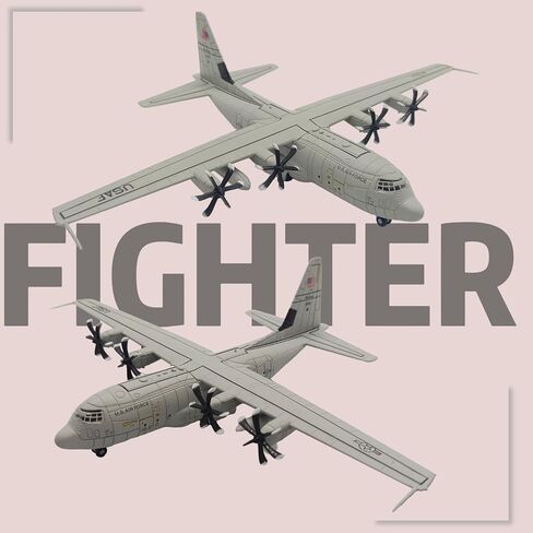 1/200 Scale Die-Cast Airplanes C-130 Model Plane Fighter Jet Model Bomber Attack Plane Military Model Plane Collection Plane for Gifts in Saudi Arabia