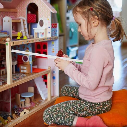 Upkoch Dollhouse Decor Decor Diy Miniature Furniture Wooden Skirting Board Miniature Wall Molding Decorations in Kuwait