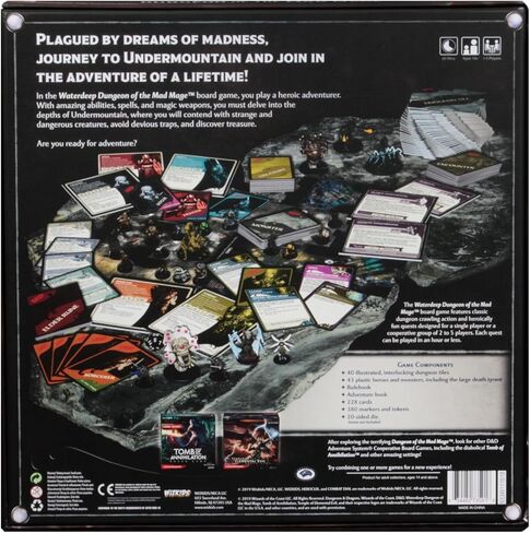 D&D Waterdeep: Dungeon of the Mad Mage Adventure System Board Game - Standard Ed in Kuwait