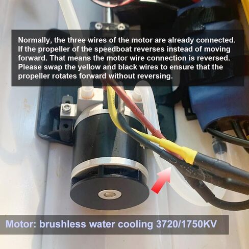 Sowofa جاهز للركض ، 31.5 "قارب سرعة التحكم عن بعد الكبار للبالغين S3.0 محرك بدون فرش 80 كم/ساعة+، بطارية 4200 مللي أمبير في نفس الوقت ، upgraed جميع الدفة المعدنية in Kuwait