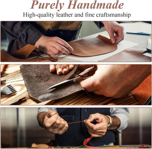 6 Pcs Leather Bookmarks with Leather Rope, Multi Color, Classic Handmade Stitched Reading Bookmarks Gift for Women Men Book Lovers Reading Use at Home Classroom Libraries in Saudi Arabia
