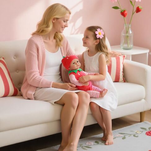 Babeside 15 بوصة First Baby Doll Girl - ملابس جميلة واقعية للطفل مع جسم ناعم خفيف الوزن يشمل مجموعة الزجاجة والمصباح ، واللعب والهدية للأطفال الصغار in Saudi Arabia