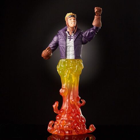 Marvel Classic Hasbro Legends Series 6 "Action Action Figure Toy Cannonball Toy (مجموعة X-Men/X-Force)-مع جزء Wendigo Build-A-Figure ، Brown/A in Saudi Arabia