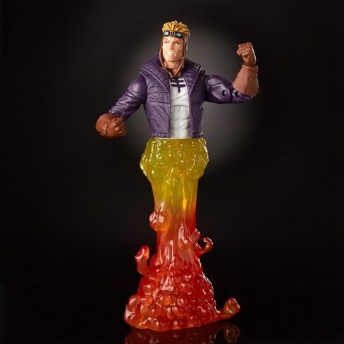 Marvel Classic Hasbro Legends Series 6 "Action Action Figure Toy Cannonball Toy (مجموعة X-Men/X-Force)-مع جزء Wendigo Build-A-Figure ، Brown/A in Saudi Arabia